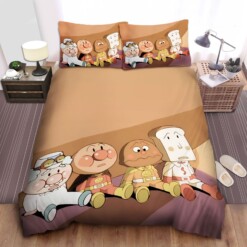 Anpanman Animation Bed Sheets Spread Comforter Duvet Cover Bedding Sets