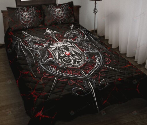 Dragon Knight Quilt Bedding Set