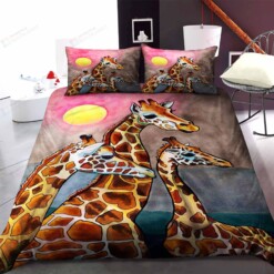 Giraffe Bed Sheets Duvet Cover Bedding Set