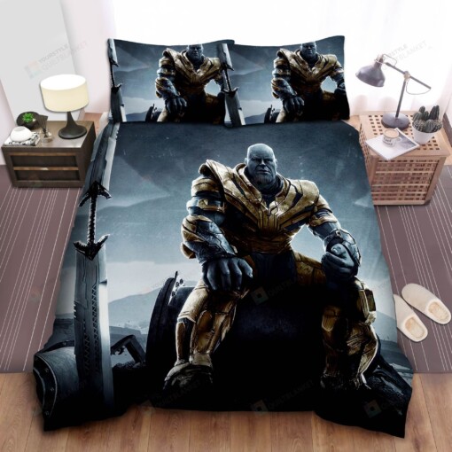 Thanos Endgame Bed Sheets Spread Comforter Duvet Cover Bedding Sets