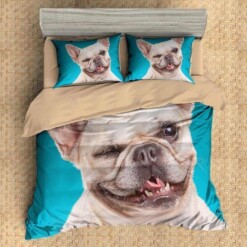 3d French Bulldog Duvet Cover Bedding Set