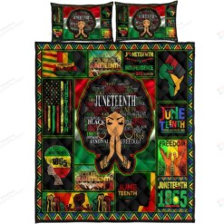 Africa Juneteenth Quilt Bedding Set