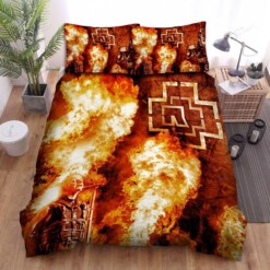 Fire Rammstein Bed Sheets Spread Comforter Duvet Cover Bedding Sets