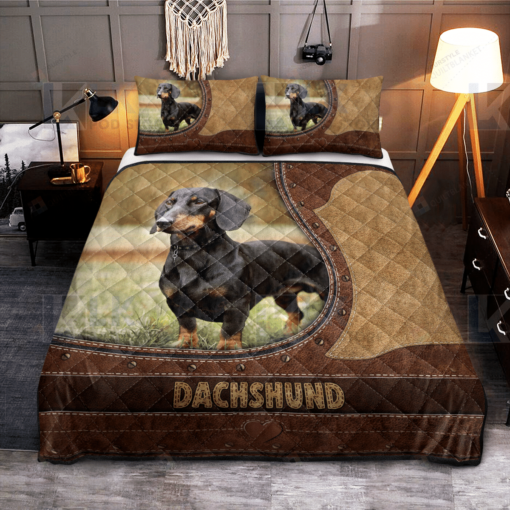 Dachshunds Quilt Bedding Set