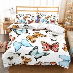 A Beautiful Butterfly Bed Sheets Spread Duvet Cover Bedding Set