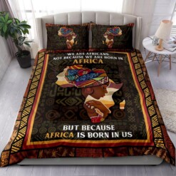 African Women Africa Is Born In US Bedding Set Bed Sheets Spread Comforter Duvet Cover Bedding Sets