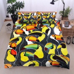 Toucan Cotton Bed Sheets Spread Comforter Duvet Cover Bedding Sets