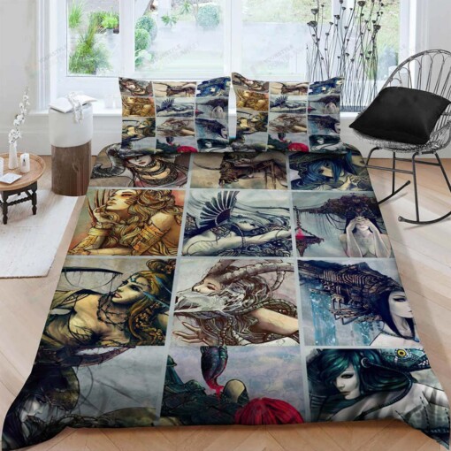 Cancer Cotton Bed Sheets Spread Comforter Duvet Cover Bedding Sets