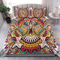 Chicken Art Bedding Set Bed Sheets Spread Comforter Duvet Cover Bedding Sets