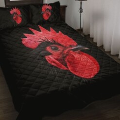 Chicken Real Style Quilt Bedding Set