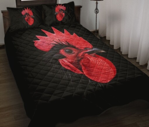 Chicken Real Style Quilt Bedding Set