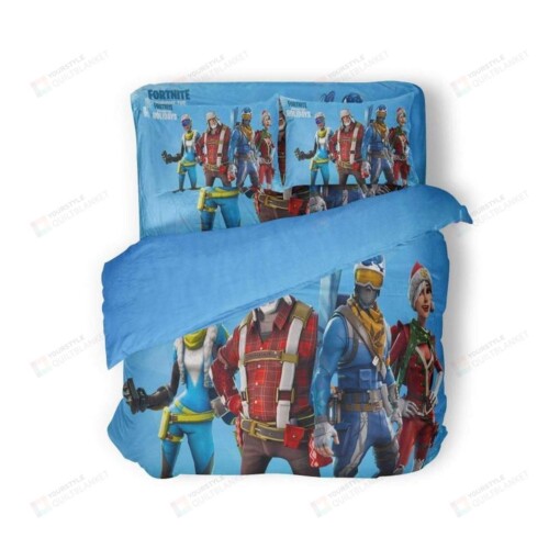 Fortnite Holiday Survival Team Bedding Set (Duvet Cover & Pillow Cases)