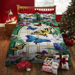 Butterfly Bed Sheets Duvet Cover Bedding Set