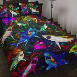 Miraculous Shark Quilt Bedding Set