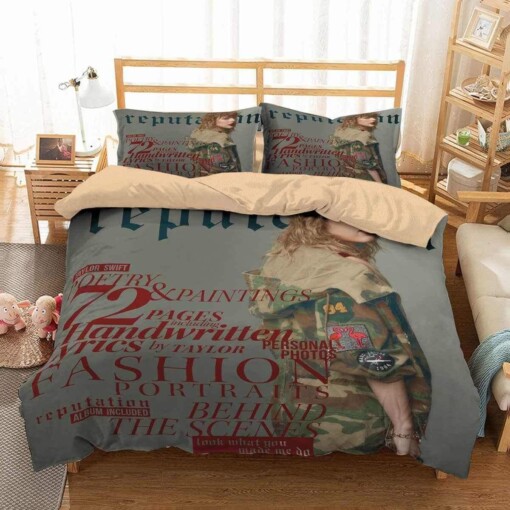 3d Taylor Swift Duvet Cover Bedding Set