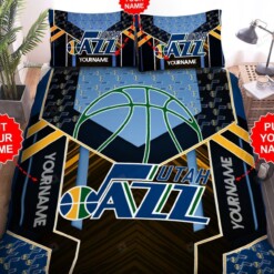 Custom Name Utah Jazz Bedding Sets