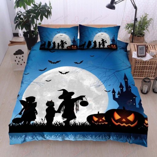 Halloween Bedding Set Bed Sheets Spread Comforter Duvet Cover Bedding Sets