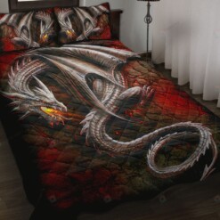 Dragon Fire Quilt Bedding Set