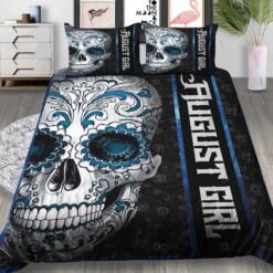 August Girl Tattoos Skull Bedding Set Nh1910116