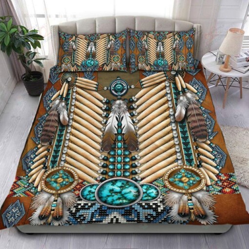 Native American Pattern Bedding Set Bed Sheets Spread Comforter Duvet Cover Bedding Sets