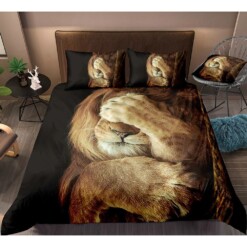 Lion Bedding Set Bed Sheets Spread Comforter Duvet Cover Bedding Sets