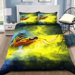 Parrot Art Bedding Set Bed Sheets Spread Comforter Duvet Cover Bedding Sets