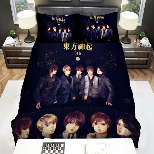 Tvxq, Dbdk 5th Bed Sheets Spread Duvet Cover Bedding Sets