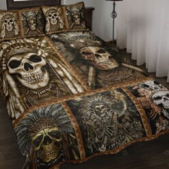 Native Skull Quilt Bedding Bed Set