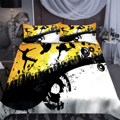 Skateboarding Bedding Set Bed Sheets Spread Comforter Duvet Cover Bedding Sets