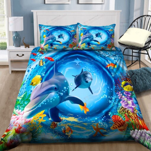 Love Ocean Bedding Set Bed Sheets Spread Comforter Duvet Cover Bedding Sets
