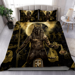 Ancient Egyptian Anubis Bedding Set Bed Sheets Spread Comforter Duvet Cover Bedding Sets