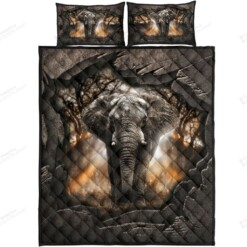 Elephant Quilt Bedding Set