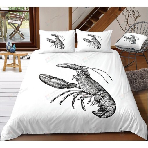 Shrimp Bedding Set Bed Sheets Spread Comforter Duvet Cover Bedding Sets