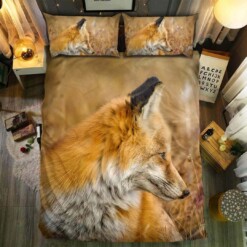 Fox Bedding Set Bed Sheets Spread Comforter Duvet Cover Bedding Sets