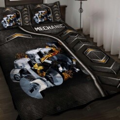 Mechanic Art Quilt Bed Sheets Spread Duvet Cover Bedding Sets