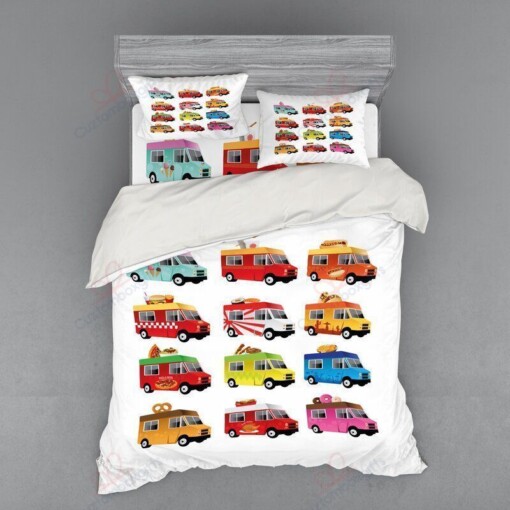 Trucks Bedding Set Bed Sheets Spread Comforter Duvet Cover Bedding Sets