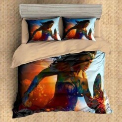 3d Wonder Woman Duvet Cover Bedding Set 2