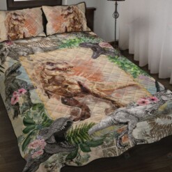 Saurus Quilt Bedding Set