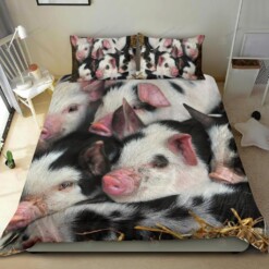 Pigs Bedding Set Bed Sheet Spread Comforter Duvet Cover Bedding Sets