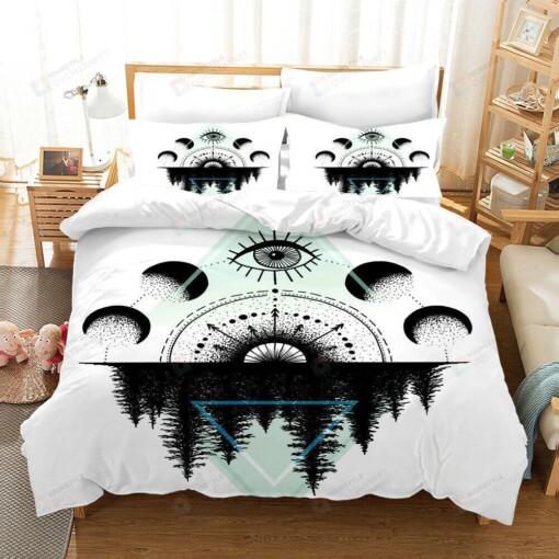 Eye Cotton Bed Sheets Spread Comforter Duvet Cover Bedding Sets