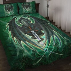 Dragon Art Style Quilt Bedding Set