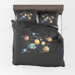 Space Cotton Bed Sheets Spread Comforter Duvet Cover Bedding Sets