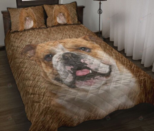 Bulldog Quilt Bedding Set Cotton Bed Sheets Spread Comforter Duvet Cover Bedding Sets