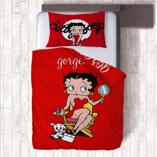 Betty Boop Duvet Cover Bedding Set