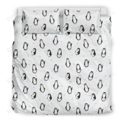 Penguin Bed Sheets Duvet Cover Bedding Set