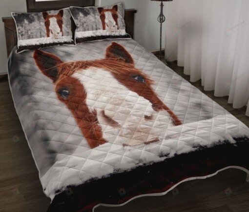 Horse Face Quilt Bedding Set