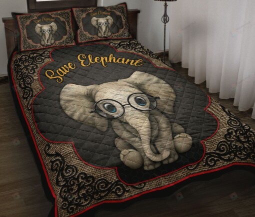 Elephant Art Classic Quilt Bedding Set