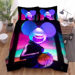 Deadmau5 Blue Bed Sheets Spread Comforter Duvet Cover Bedding Sets