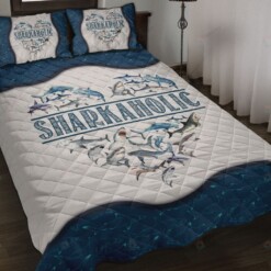 SharkAholic Quilt Bed Set Bedding Set