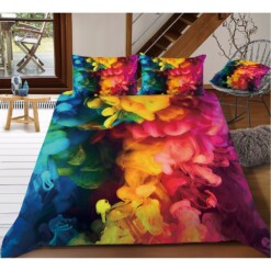 Colorful Bedding Set Bed Sheets Spread Comforter Duvet Cover Bedding Sets